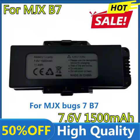 High Quality Replaceable 7.6v Drone Battery for MJX Bugs 7 B7 4K RC Quadcopter Spare Parts 7.6V 1500