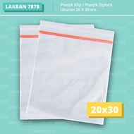 ZIP LOCK PLASTIC CLIP 20 X 30 PLASTIC ZIPLOCK CLIP 20X30 100 PCS