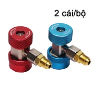 Van Nạp Ga R134a Cao Áp & Hạ Áp Cho Xe Hơi - Nạp Gas Máy Lạnh Ô Tô - Đầu Ráp Nối Nhanh - Mới 100%
