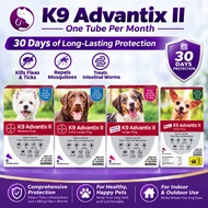K9 Advantix II Flea and Deworming Drops for Dogs 30-Day Protection, Fast Results