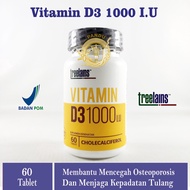 Treelains VITAMIN D3 1000 IU (60 TABLETS) / VITAMIN D3 1000iu