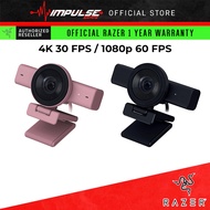 Razer Kiyo V2 Streaming Webcam - 4K 30 FPS/1080p 60 FPS, AI Powered Auto, Ultrawide Angle Lens, Buil