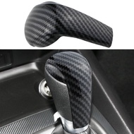Carbon Fiber Car Gear Head Shift Knob Cover Trim Sticker for Mazda 3 Axela 2017 2018 2019 Accessorie