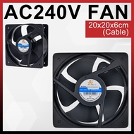8inch AC Axial Fan / Cooling Blower AC240V Ball Bearing 5 BLADES / EXHAUST FAN / COOLING FAN