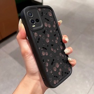HP Phone Case For VIVO Y21 Y21s Y21T Y21E Y21A Y21G Y33T Y33s Case Cherry Cover Softcase Non-greasy 