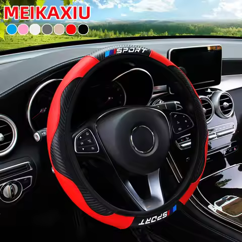 All-Season SPORT Carbon Fiber Steering Wheel Cover (without inner ring) is suitable for 37-38cm auto