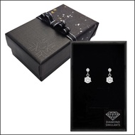 MY JEWEL 18K Real Gold Plated Twin Stone Earrings with Diamond Simulants  CZ