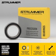 Bearing Hub Ceramic 6803-2RS Stainless Steel Sealed 17x26x5mm Strummer