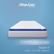 SLEEP LATEX Topper ที่นอนท็อปเปอร์ ยางพาราแท้ รุ่น Grande หนา 3 นิ้ว ขนาด 3.5 ฟุต