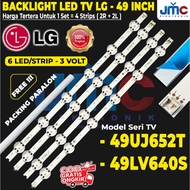 LG 49 INCH LED TV BACKLIGHT 49UJ652 49LV640 49UJ652T 49LV640S BL 49UJ 3V 12K FROG 3 12 BUTTONVOLT