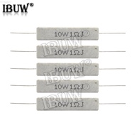 10PCS 10W Cement resistance 0.1 ~ 10k ohm 0.33R 1R 10R 100R 0.22 0.33 1 10 100 1K 10K ohm Cement res