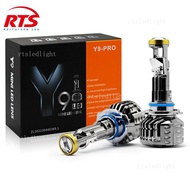 【Ready Stock】2PCS Y9 Pro Headlamps H7 H11 Canbus Y6 H4 LED Car Headlight 6500k Mini Lens Headlight H