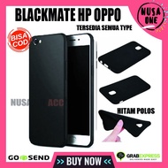 HITAM Softcase HP BLACKMATE OPPO SILICON Black POLOS OPPO SOFT CASE BLACKMATTE OPPO A15 A1K A31 A3S A5S