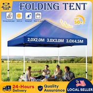 TAKE Khemah 10x10 FT Full Set Canopy folding khemah niaga Night Market canopy Camping Tent Payung Ni