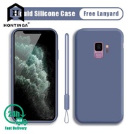 Hontinga ปลอกสำหรับ Samsung Galaxy S9 กรณีเดิมซิลิโคนเหลวกรณีนุ่มบางปกกรณี C oque F Unda กันกระแทกปล