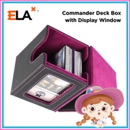 [ELA] Commander Showcase Deck Box – Fits 100 Double-Sleeved Cards for MTG Commander