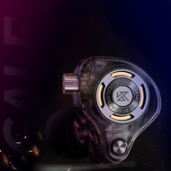 KZ Gale Gaming IEM Earphones HiFi Super Linear Dynamic Driver Dual Mic Wired In-Ear Headphones with 