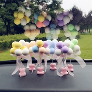 Car Decor Multicolor Balloon Car Office Decor Mini Console Dashboard Decoration Car Interior Decorat