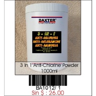 Baxter 3 in 1 Anti Chlorine powder