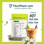 100G ThucPhamcom Instant Milk Tea Powder - Black Tea Flavor, Jasmine Oolong, Strong Tea Flavor