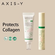 AXIS-Y Complete No-Stress Physical axis y sunscreen 50ml + AXIS-Y Vegan Collagen axis y Eye Serum 10