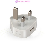 OIWLSAX321 USB Charger 3 Pin Travel 5V 1A Power Adapter