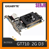 SERJR Geforce gt 710 2g 64bit gddr3 300w เกมคอมพิวเตอร์กราฟิกการ์ดสําหรับ Dell / Lenovo PC No GT 710 730 740 1050Ti nrnyt