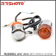 METAL Light Turn Signal Indicators For Monkey Motorcycle Parts Honda Z50 ST70 CT70 Dax