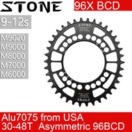 Stone Chainring 96 BCD Oval for Shimano M6000 M7000 M8000 M9000 32t 34 36 40 42 44 48T Bike Chain Wh