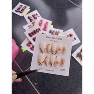 0220 press on nails 3d fake nails set