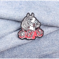 EQUESTRIAN | ENAMEL PIN | Horse Riding | WHITE HORSE | ACCESSORIES EQUESTRIAN