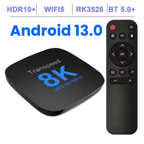 Transpeed ATV Android 13 TV BOX RK3528 With Voice Assistant TV Apps Dual Wifi Quad Core Cortex A53 S