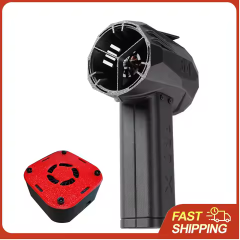 350km/h Turbo Fan Blower 1500g Thrust 64mm Brushless Motor with SOS Light 60W Fast Charge for Car Du