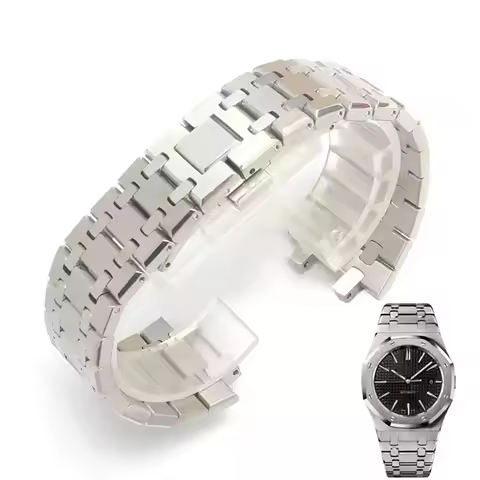 Solid Stainless Steel Watch Band For AP 15400 15703 AP ROYAL OAK Audemars Piguet Royal Oak Watch Str