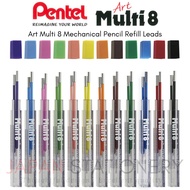 Pentel Art Multi 8 Mechanical Pencil Refill Leads 0.2mm CH2-A CH2-B CH2-C CH2-D CH2-E CH2-F CH2-G CH