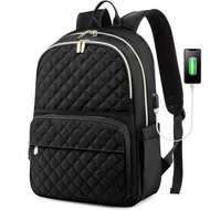 กระเป๋าเป้แล็ปท็อปสำหรับผู้หญิงเหมาะกับกันน้ำแฟชั่นแล็ปท็อปขนาด14/15นิ้วกระเป๋ากระเป๋านักเรียนท่องเที่ยวสำหรับเด็กผู้หญิงกระเป๋าเป้สะพายหลังวัยรุ่นน้ำหนักเบากระเป๋าหนังสือกระเป๋าคอมพิวเตอร์ครูพยาบาลสำหรับนักธุรกิจพร้อมช่องใส่คอมพิวเตอร์กระเป๋าเป้สะพายหลัง