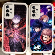 H85 Jujutsu Kaisen White Casing for Samsung A04s A36 A14 A05S A56 A35 A34 A24 S25 Ultra A15 A54 A55 