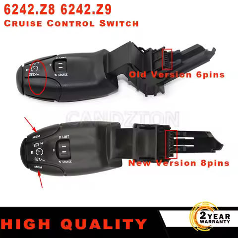 6242Z8 6242.Z9 Car Accessories Cruise Control Switch For Peugeot 307 308 408 206 207 301 3008 for Ci