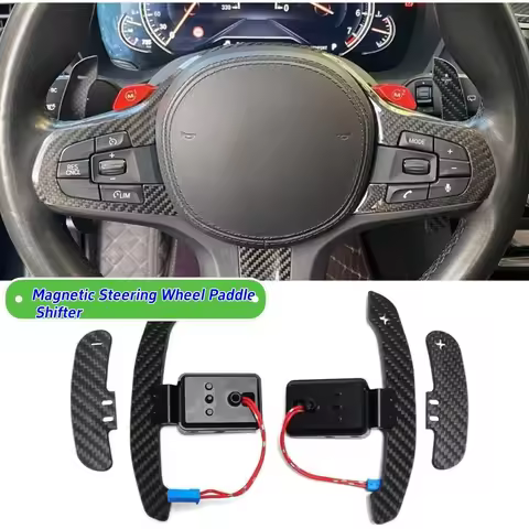 Magnetic Steering Wheel Paddle Shifter For BMW M2 M3 M4 G87 G20 G30 G80 G82 G01 G05 G07 F15 F80 F82 