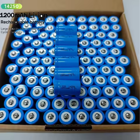 1-24PCS 3.7V 1200mAh 14250 Lithium Battery LS14250 ER14250H 1/2-R6 1/2 AA ER14250 Rechargeable Batte