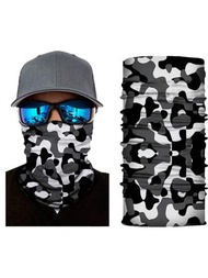 1入組防塵紫外線Buff頭巾頭巾摩托車自行車運動面罩頭帶戶外活動