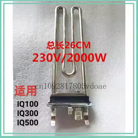 For Siemens IQ100 IQ300 IQ500 Washing Machine Heating Element With Thermostat Electric Heater Tube S