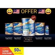✤OFFER READY STOCK  Ensure Gold 850g 400g Vanilla Wheat Coffee Almond