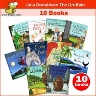 (In Stock) **พร้อมส่ง** 🔥 Julia Donaldson The Gruffalo 10 เล่ม ชุดนิทานสุดฮิต หนังสือภาษาอังกฤษ การ์