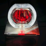 MERAH READY BILLED HEADLAMP PROJECTOR BI LED mini 2.5inch PROJECTOR BILLED ALL MOTORCYCLES/Car Photo