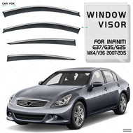 Suitable for INFINITI G37 Rain Block Side Window Deflector INFINITI G35 G25 Window visor