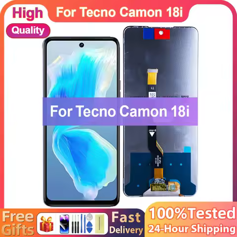 Tested 6.6" For Tecno Camon 18i CG6 LCD Display Touch Screen Assembly Tecno Camon 18i LCD Dispaly To