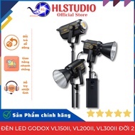 Genuine Godox VL150II, VL200II, VL300II 2nd Generation LED Lights, Outstanding Quality HL Studio