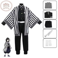 Anime Demon Slayer Kimetsu No Yaiba Iguro Obanai Cosplay Costume Halloween Party  Props Full Set