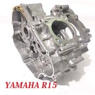 YAMAHA R15 VVA V3 CRANKCASE CRANK CASE SET ENGINE COVER TENGAH CRANKCASE 100% ORIGINAL